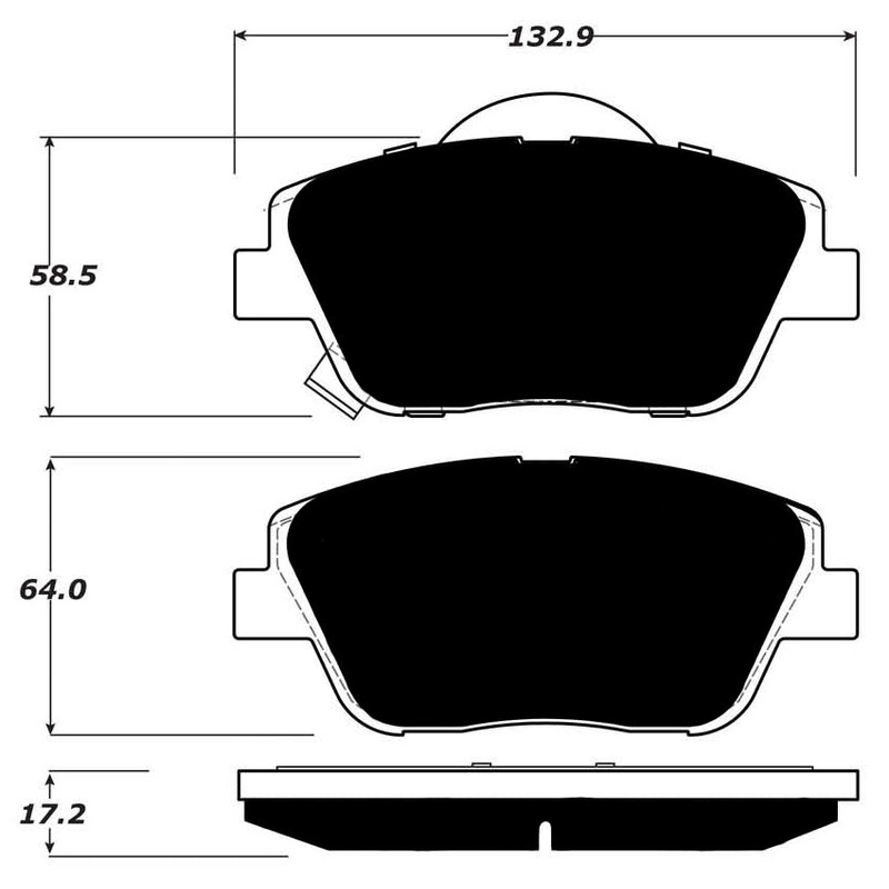 Porterfield Brake Pads for 2013 KIA Optima 2.4L w/EPB