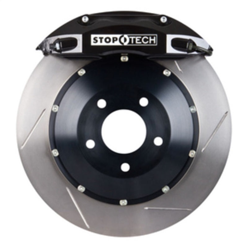 StopTech 01-06 BMW 330CI / 06-08 BMW Z4 Front BBK Black ST-40 Calipers 332x32 Slotted Rotors