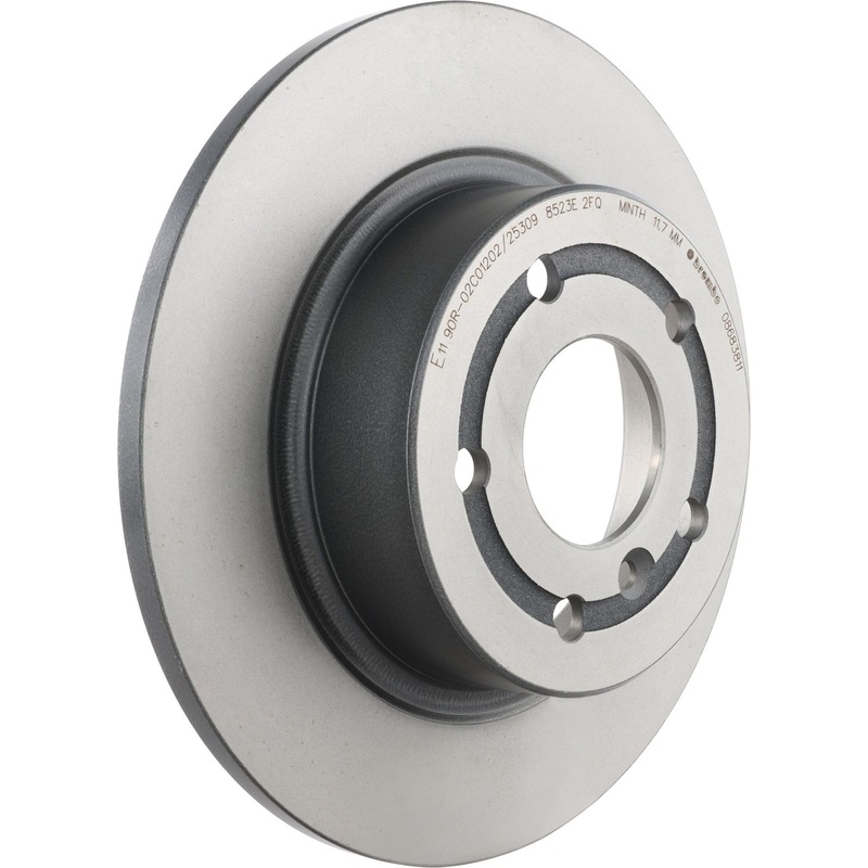 PRIME UV Coated Rear Disc Brake Rotor - 08.6838.11