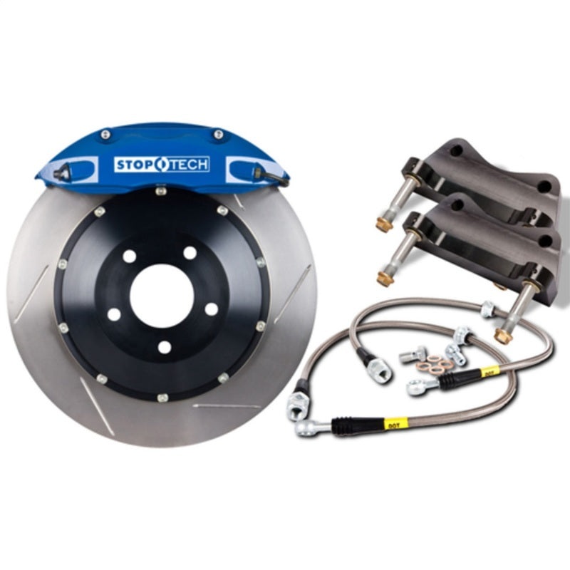 StopTech 01-06 BMW M3 (E46) Blue ST-40 Calipers 355x32mm Slotted Rotors Rear Big Brake Kit