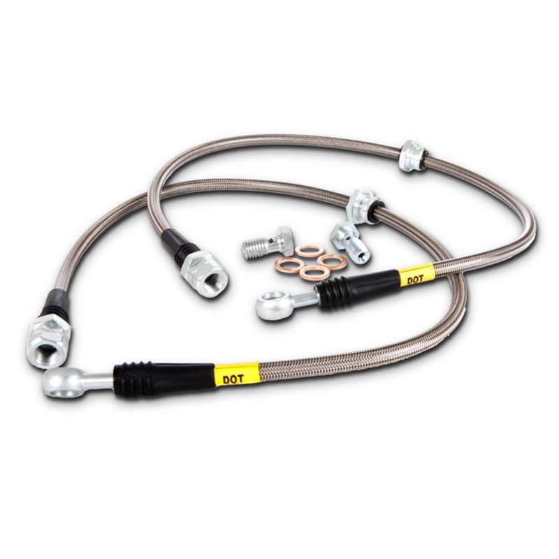 Stoptech Front Stainless Brake Lines 2007-2007 Acura CSX / 2013-2015 ILX / 2006-2015 Honda Civic