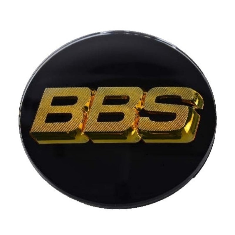 BBS Center Cap 80.6mm Black/Gold -D