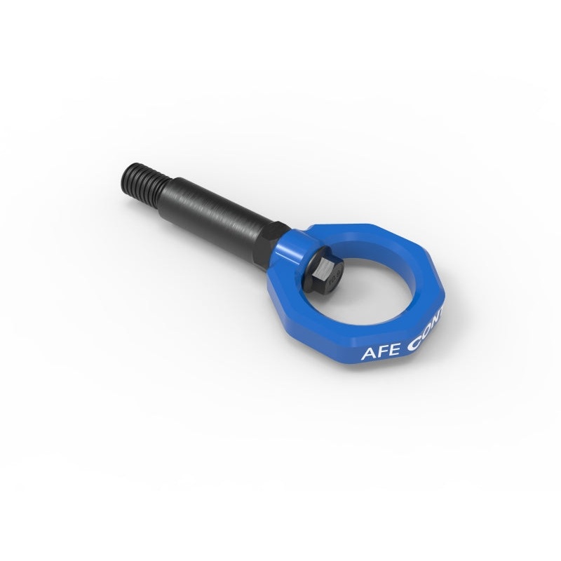 aFe Control Front Tow Hook Blue BMW F-Chassis 2/3/4/M