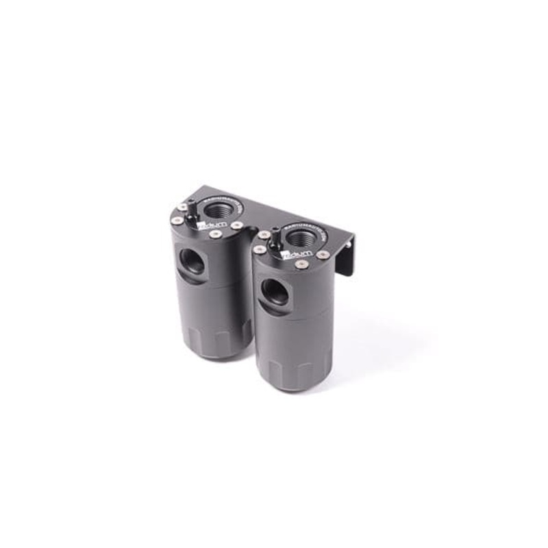 Radium Engineering Dual Universal Catch Can Kit - Fluid Lock