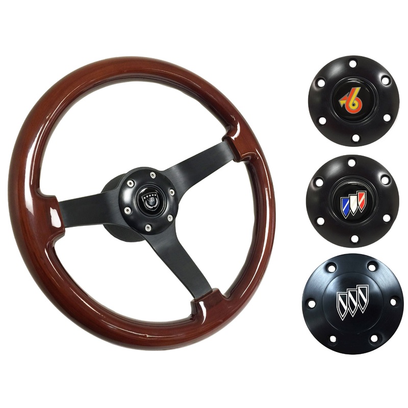 1969-89 Buick Telescopic Steering Wheel Kit | Mahogany Wood |  ST3127
