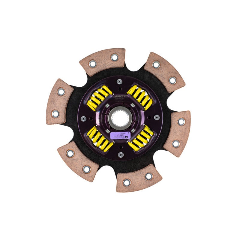 ACT 6 Pad Sprung Race Clutch Disc - 2017-2021 Honda Civic / 2018-2020 Honda Accord / 2017+ Honda Civic Type R (FK8/FL5) / 2023+ Acura Integra A-Spec & Type-S