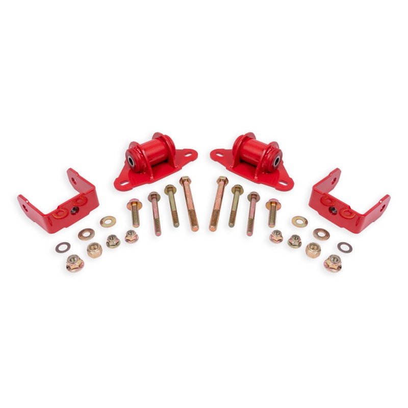 BMR 14-19 Chevrolet Corvette Polyurethane Transmission/Differential Mount - Red