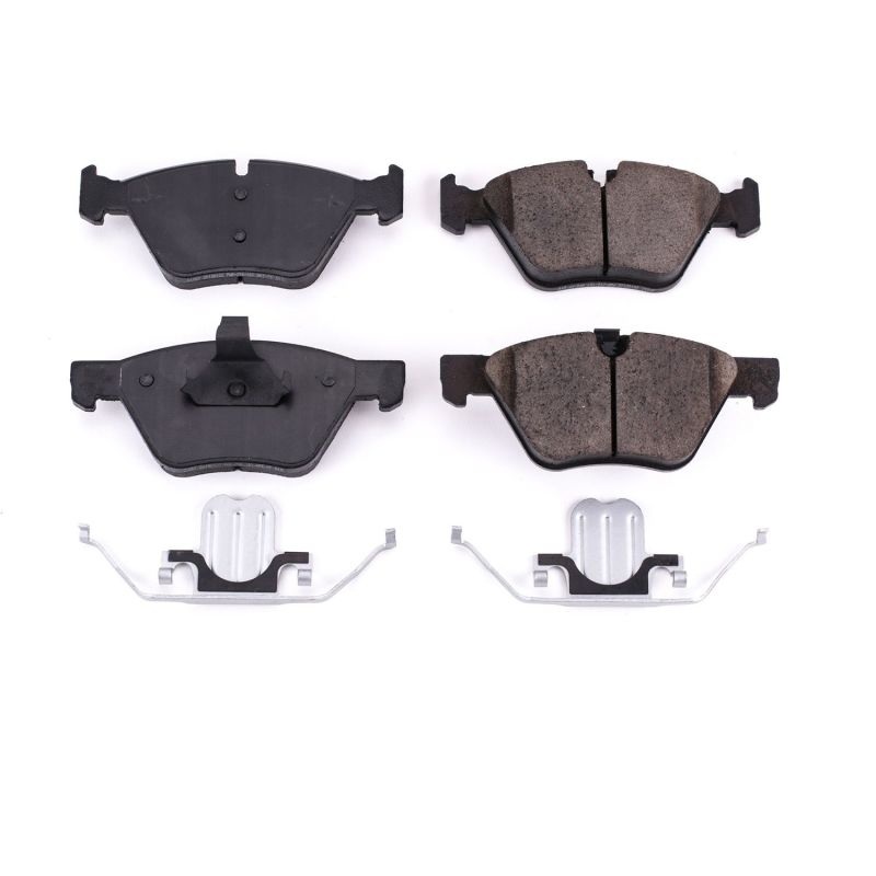 PowerStop Power Stop 06-07 BMW 323i Front Z17 Evolution Ceramic Brake Pads w/Hardware
