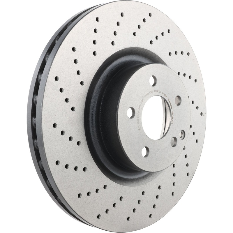 PRIME UV Coated Front Disc Brake Rotor - 09.C943.11