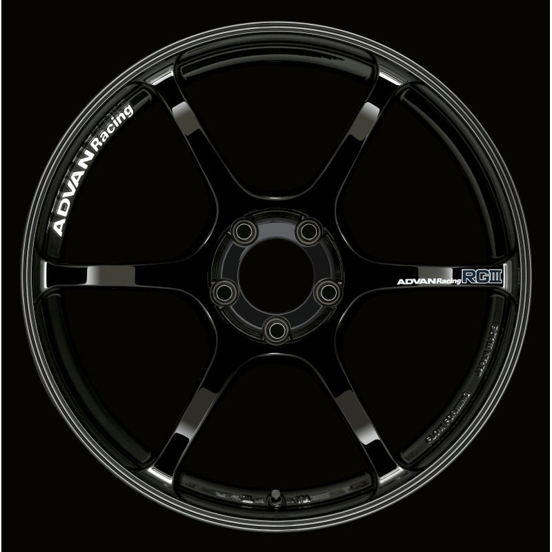 Advan RGIII 18x9.5 +45 5-114.3 Racing Gloss Black Wheel