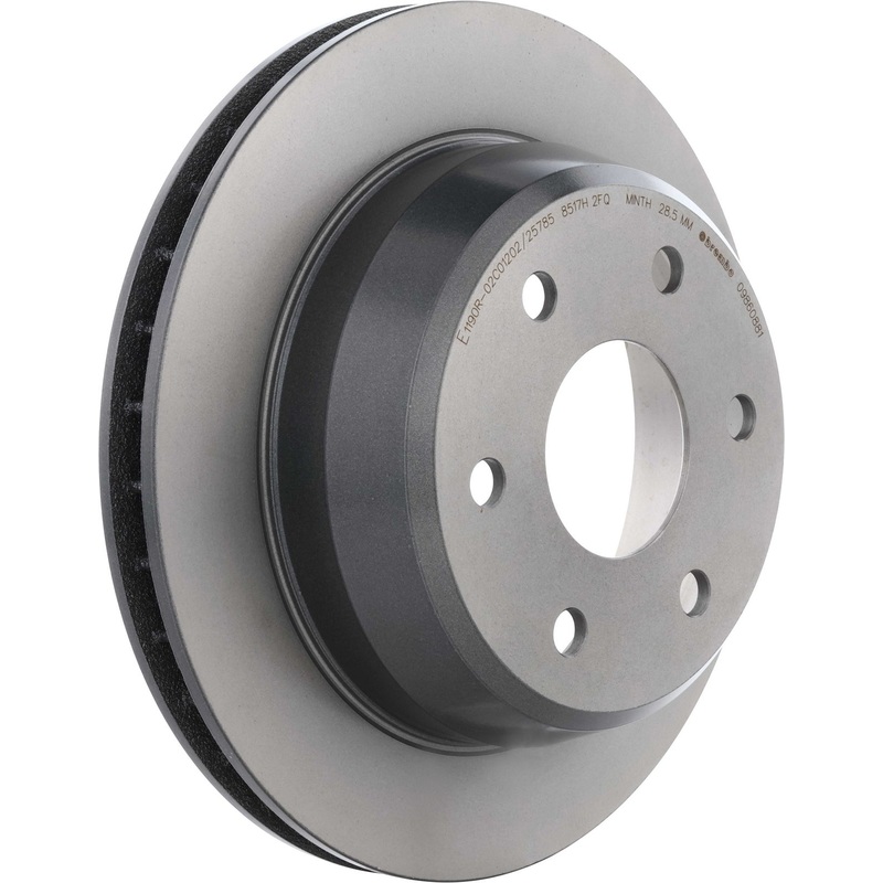 PRIME UV Coated Rear Disc Brake Rotor - 09.8608.81