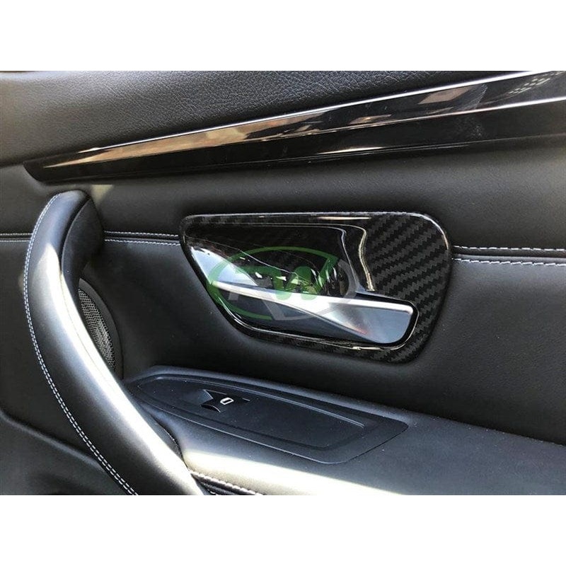 RW Carbon Carbon Fiber Door Handle Trims - BMW / F30 / F32 / F8X