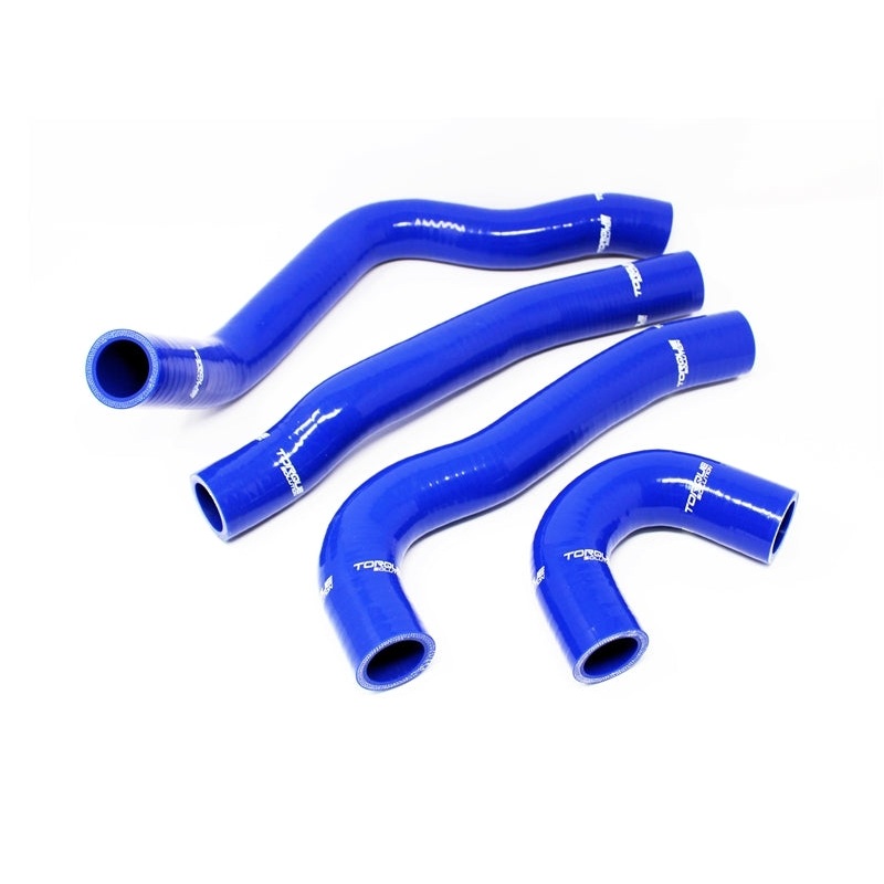 Torque Solution 08-15 Mitsubishi Evolution X Silicone Radiator Hose Kit - Blue