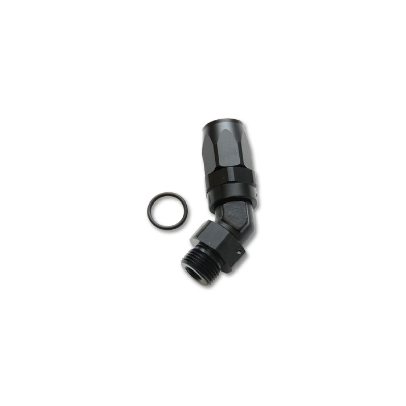 Vibrant Male -6AN 45 Degree Hose End Fitting - 3/4-16 Thread (8)