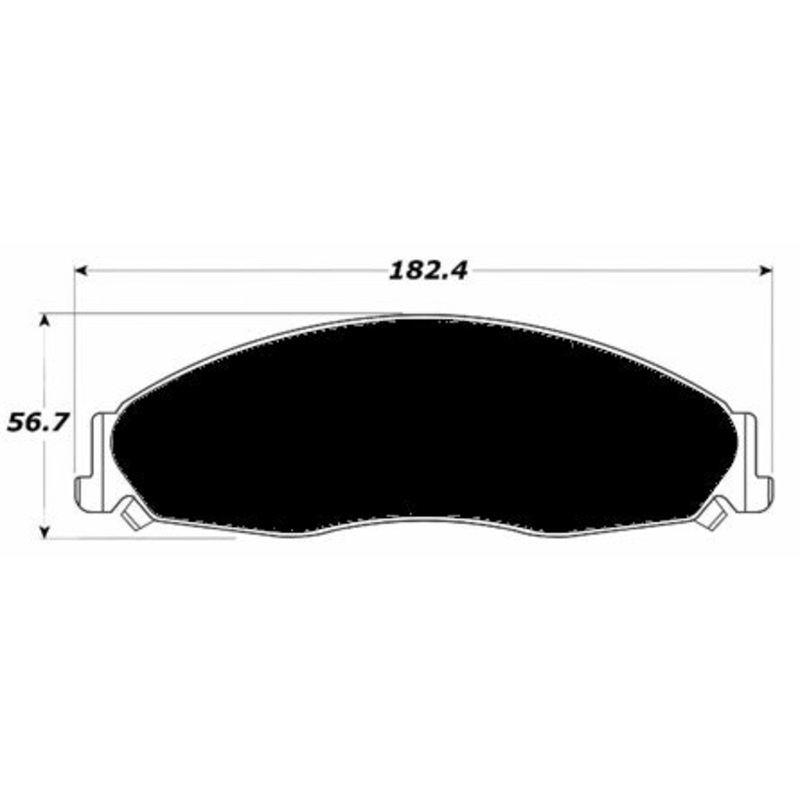 Porterfield Brake Pads for 2007 CADILLAC CTS Sedan