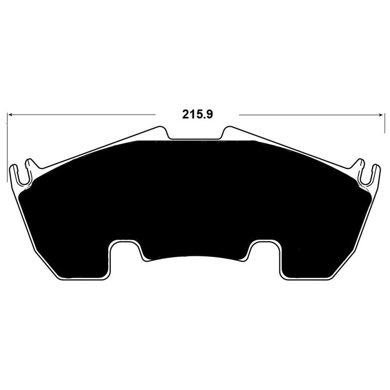 Porterfield Brake Pads for 2012 MERCEDES-BENZ SLR