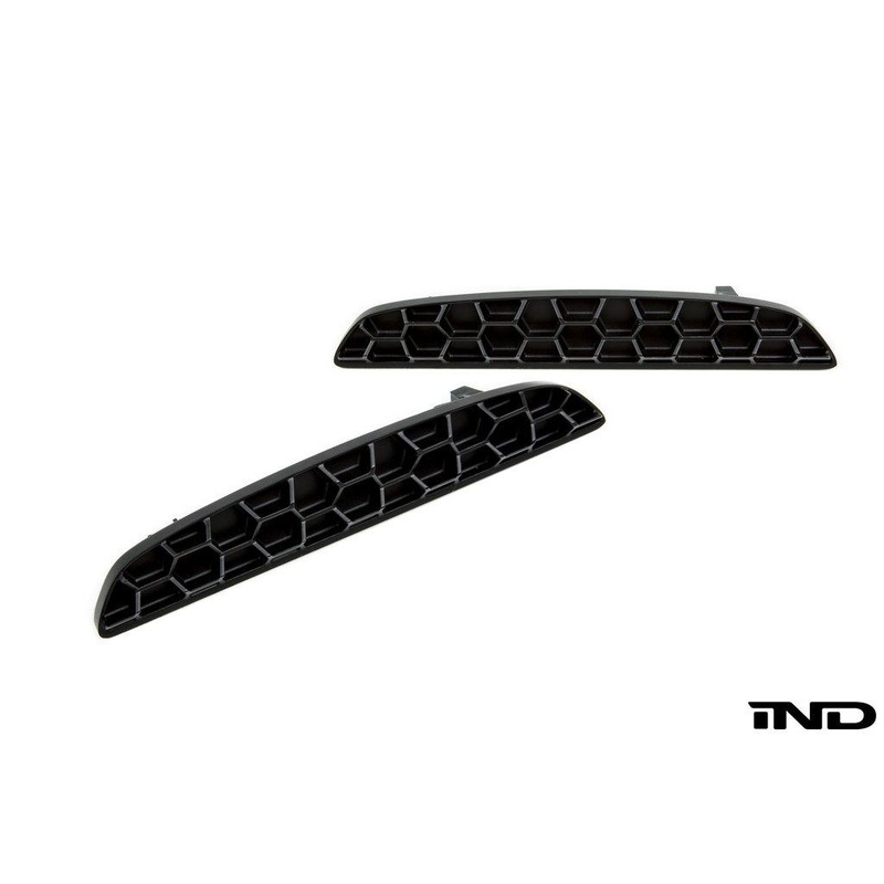 ACEXXON BMW F85 X5M Rear Reflector Insert Set - Honeycomb Gloss Black