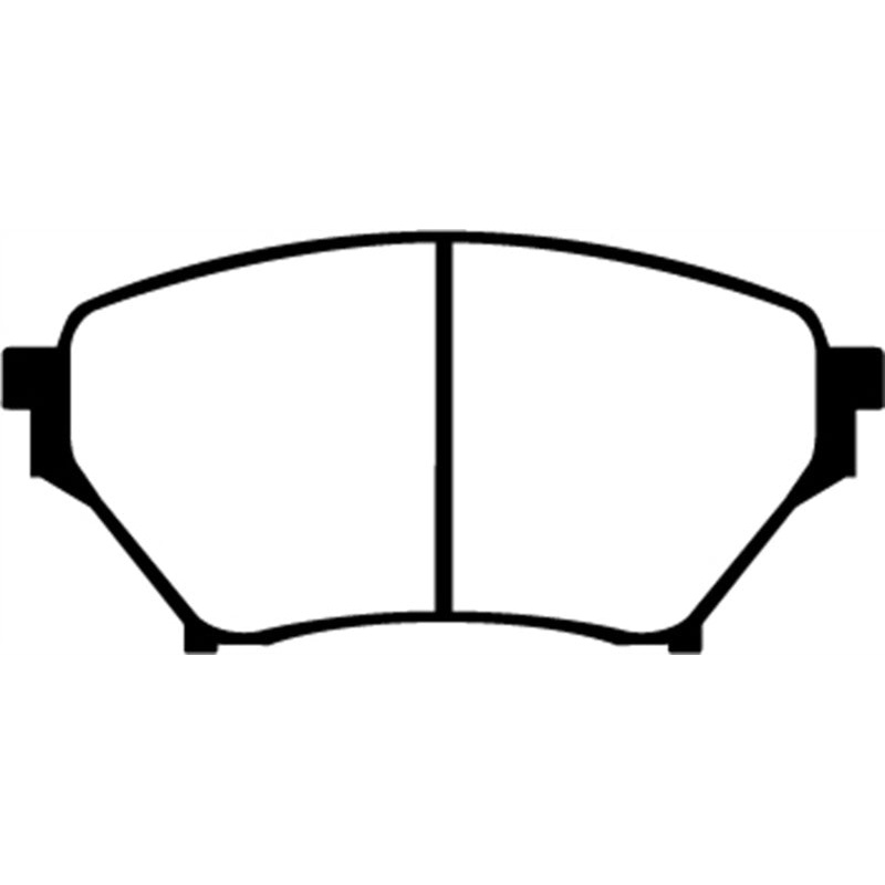 EBC 01-03 Mazda Miata MX5 1.8 (Sports Suspension) Yellowstuff Front Brake Pads