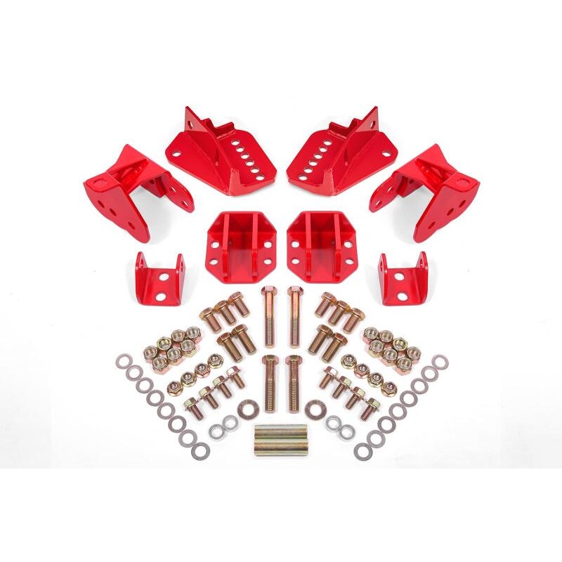 BMR 64-72 GM A-Body Rear Coilover Conversion Kit - Red