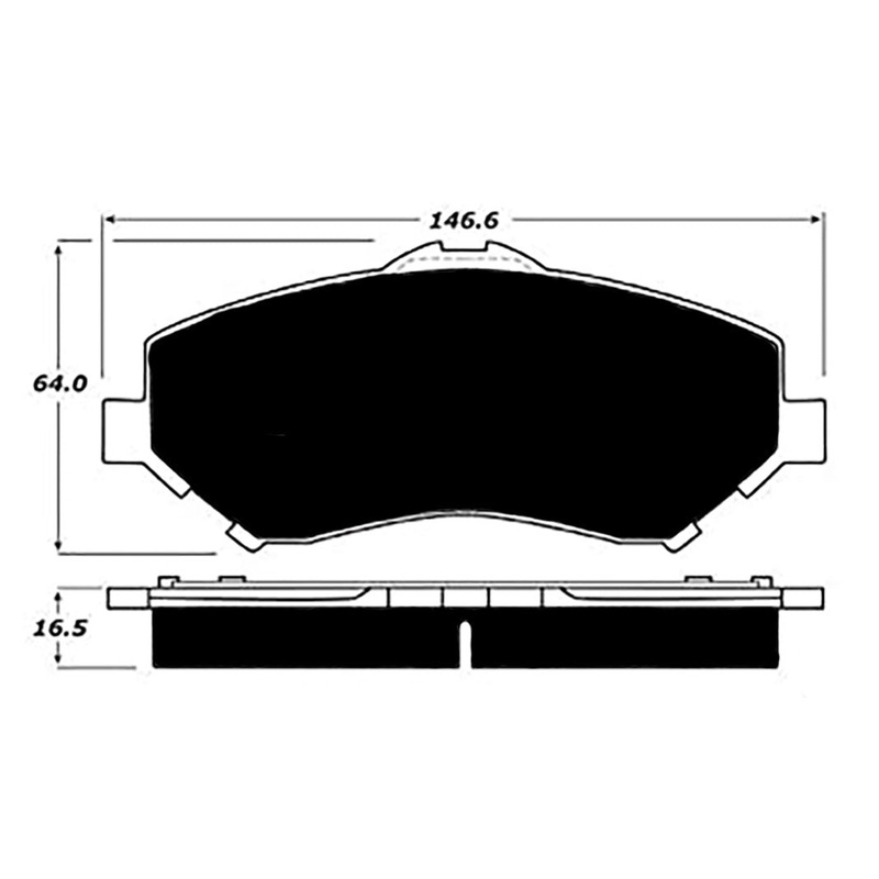Porterfield Brake Pads for 2011 DODGE JOURNEY