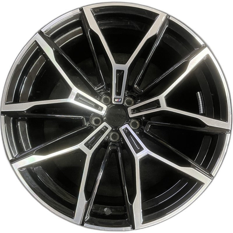 20" BMW M3 21-24 20x10.5 10 Y spoke black Original OEM Wheel Rim