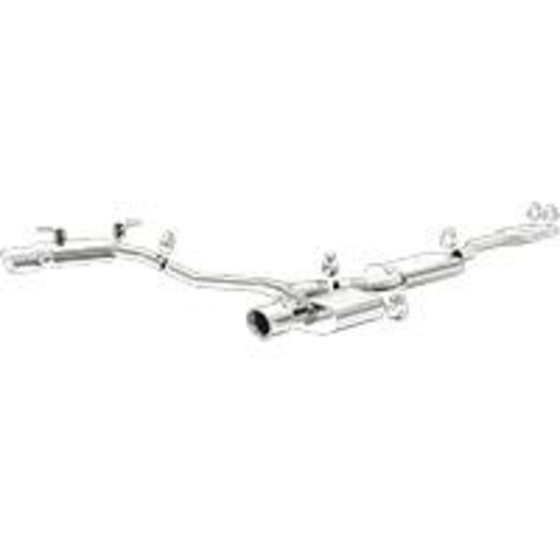 2006-2010 Dodge Charger Cat Back Exhaust; Dual Split Rear Exit by Magnaflow (16936)
