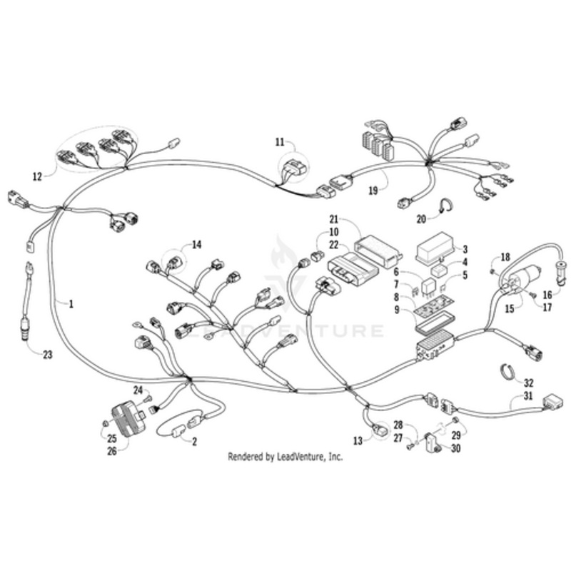 Adapter Harness - Taillight by Arctic Cat