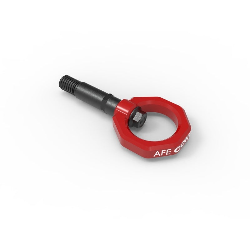 aFe CONTROL Rear Tow Hook (Red) - 2020+ Toyota GR Supra (A90/A91)