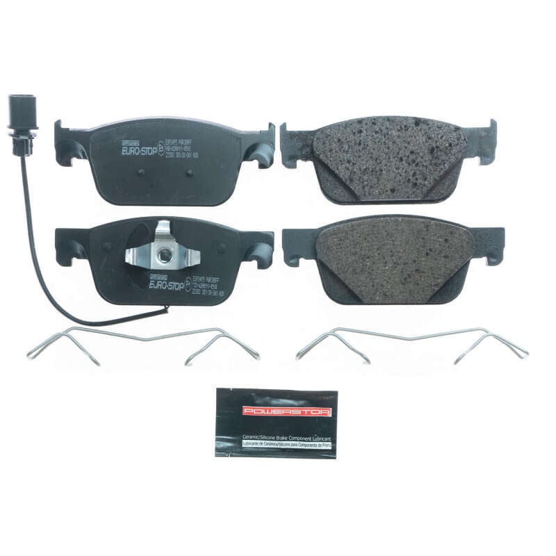 PowerStop Power Stop 17-20 Audi A4 Euro-Stop ECE-R90 Front Brake Pads