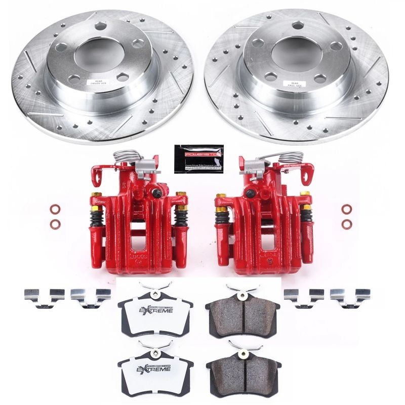 PowerStop Power Stop 98-04 Audi A6 Quattro Z26 Street Kit w/ Calipers - Rear