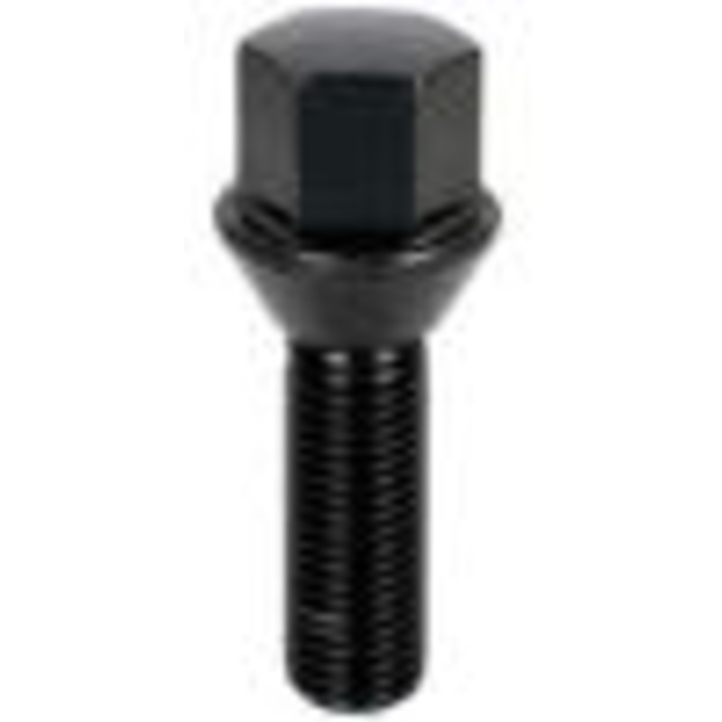 Project Kics 35MM THREAD / 60MM TOTAL Black Special Wheel Lug Bolt For Bmw - 12X1.50