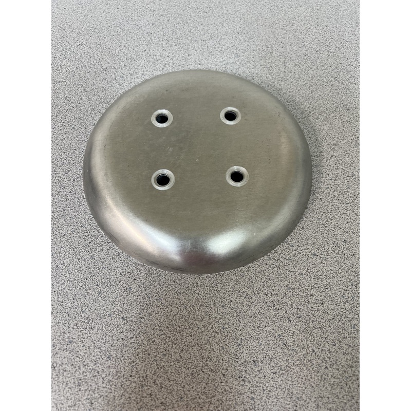 CAST FINISH CLUTCH COVER  W/O HOLE IN CENTER