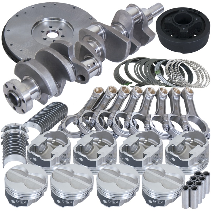 Eagle Ford 302 3.400in Crank 5.400in I-Beam Rods 4.000in Pistons 164 Tooth FW Balanced Assembly