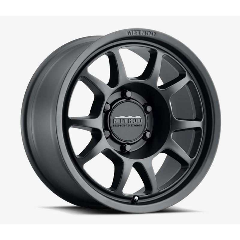 Method MR702 17x8.5 0mm Offset 6x5.5 106.25mm CB Matte Black Wheel