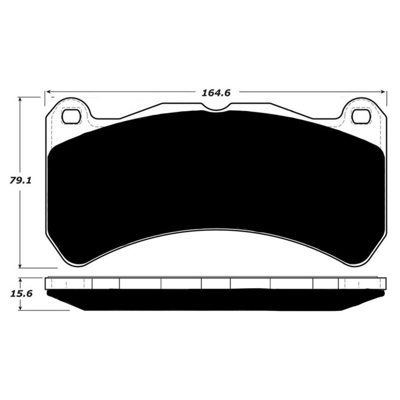 Porterfield Brake Pads for 2008 LEXUS IS F