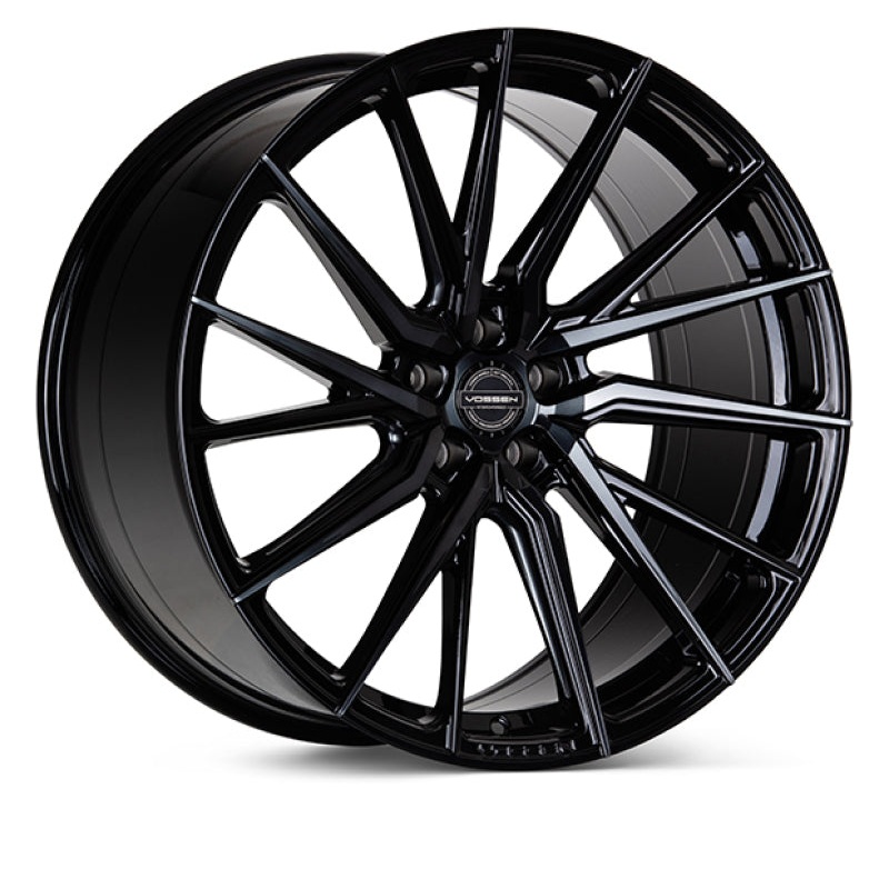 Vossen HF-4T 20x9 / 5x114.3 / ET32 / Flat Face / 73.1 - Tinted Gloss Black - Left Wheel