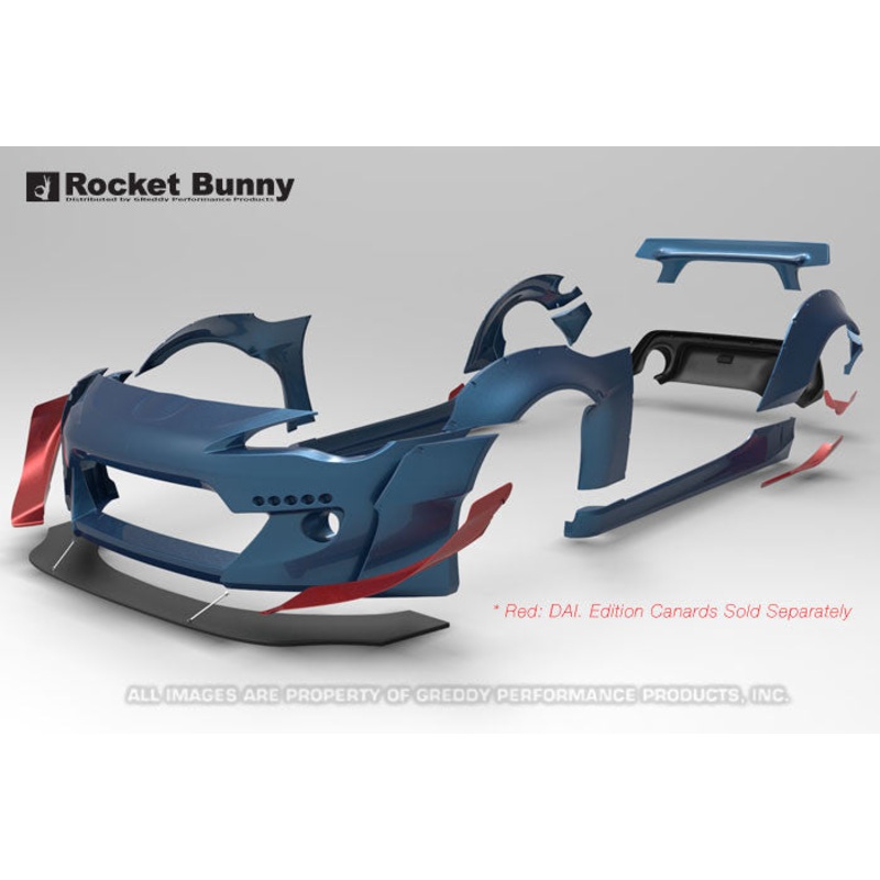 GReddy Version 2 GReddy X Rocket Bunny Aero Rear Duck Tail Wing Only | 2013-2016 Scion FR-S (17010236)