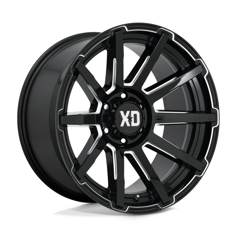 XD Wheels XD847 Outbreak 20" 5x127 Gloss Black Milled