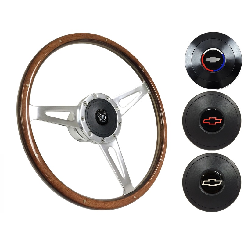 1967 Corvette Steering Wheel Kit | Deluxe Walnut Wood | ST3053