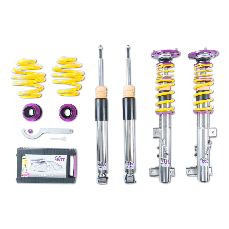 KW Suspension V3 2-Way Clubsport Coilovers - 92-98 BMW 3-Series (E36)