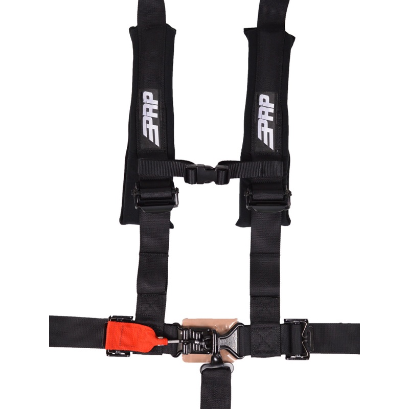 PRP 5.2 Harness with Shoulder Straps Sewn to Lap- Black