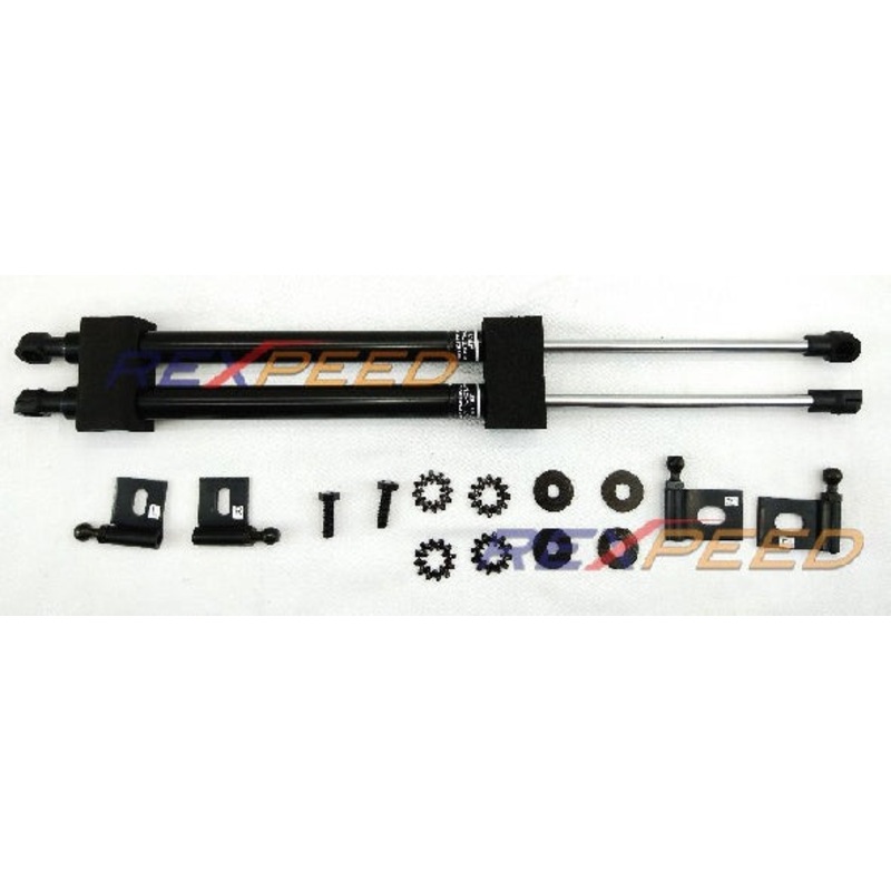 Rexpeed Black Series Hood Dampers Mitsubishi EVO 7-9 2001-2007 | R50B