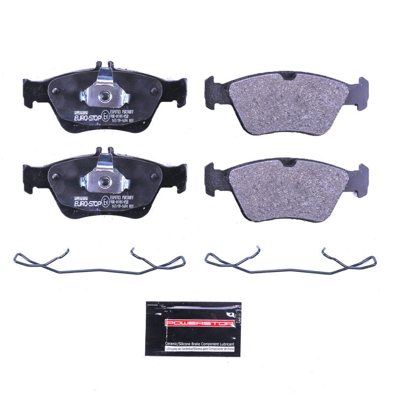 PowerStop Power Stop 98-04 Mercedes-Benz SLK230 Euro-Stop ECE-R90 Front Brake Pads