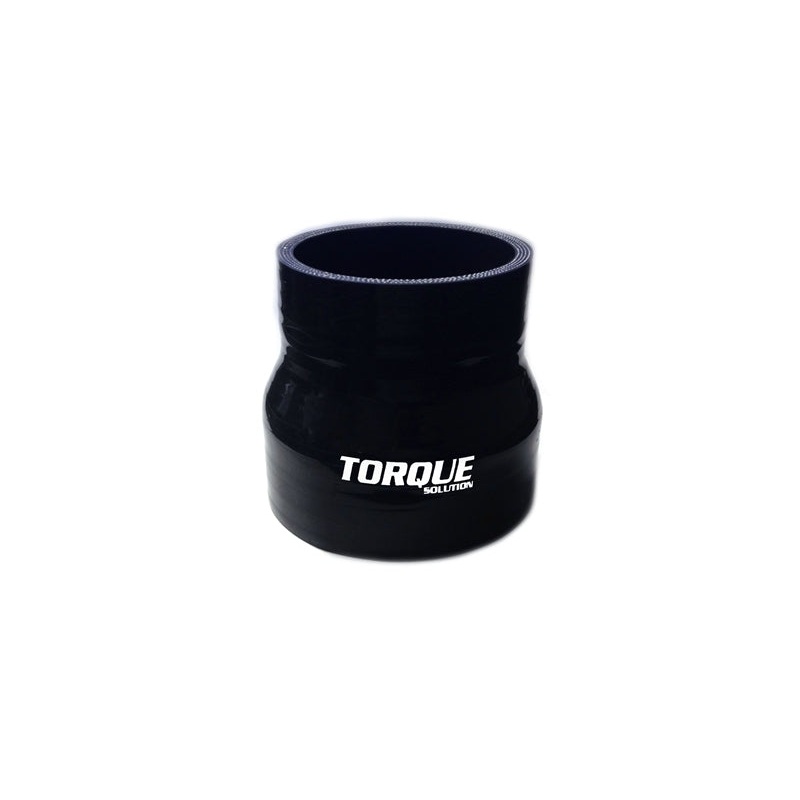 Torque Solution Transition Silicone Coupler: 2.5 inch to 3 inch Black Universal