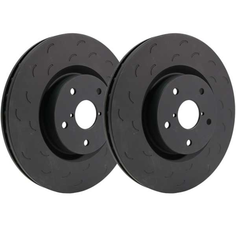 Hawk Talon Slotted Rotors - Pair - Rear
