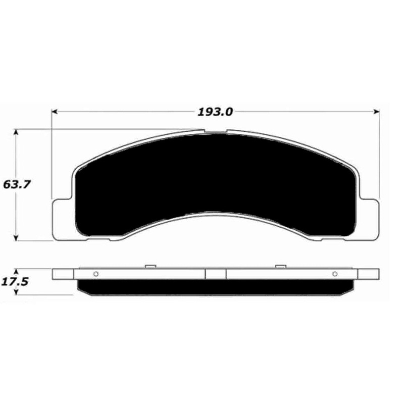 Porterfield Brake Pads for 1999 FORD F350 1 Ton 4WD DRW