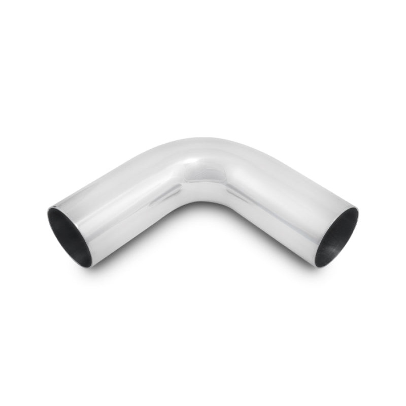 Vibrant 1in O.D. Universal Aluminum Tubing (90 Degree Bend) - Polished