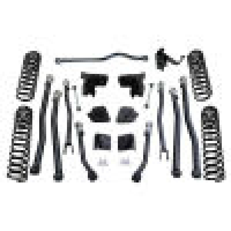 Superlift 07-18 Jeep Wrangler JK 4in Long Arm Kit - Shadow Shocks