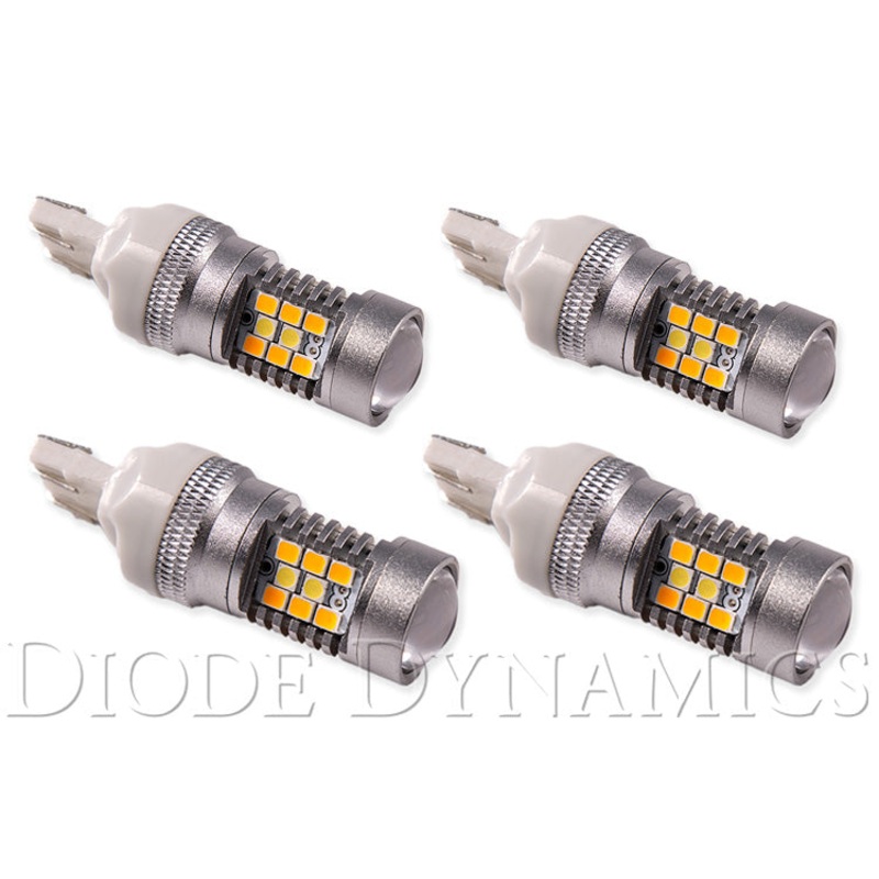 7443 LED Bulb HP24 LED Cool White Switchback Set of 4 Diode Dynamics