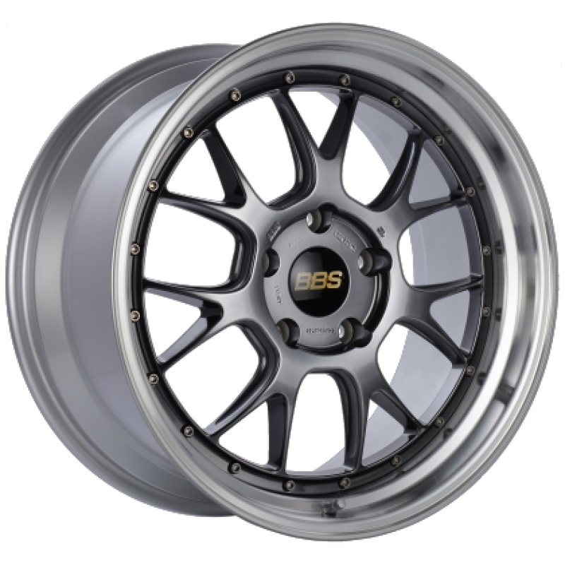 BBS LM-R 20x9 5x120 ET25 CB82 Diamond Black Center Diamond Cut Lip Wheel | LM336DBPK